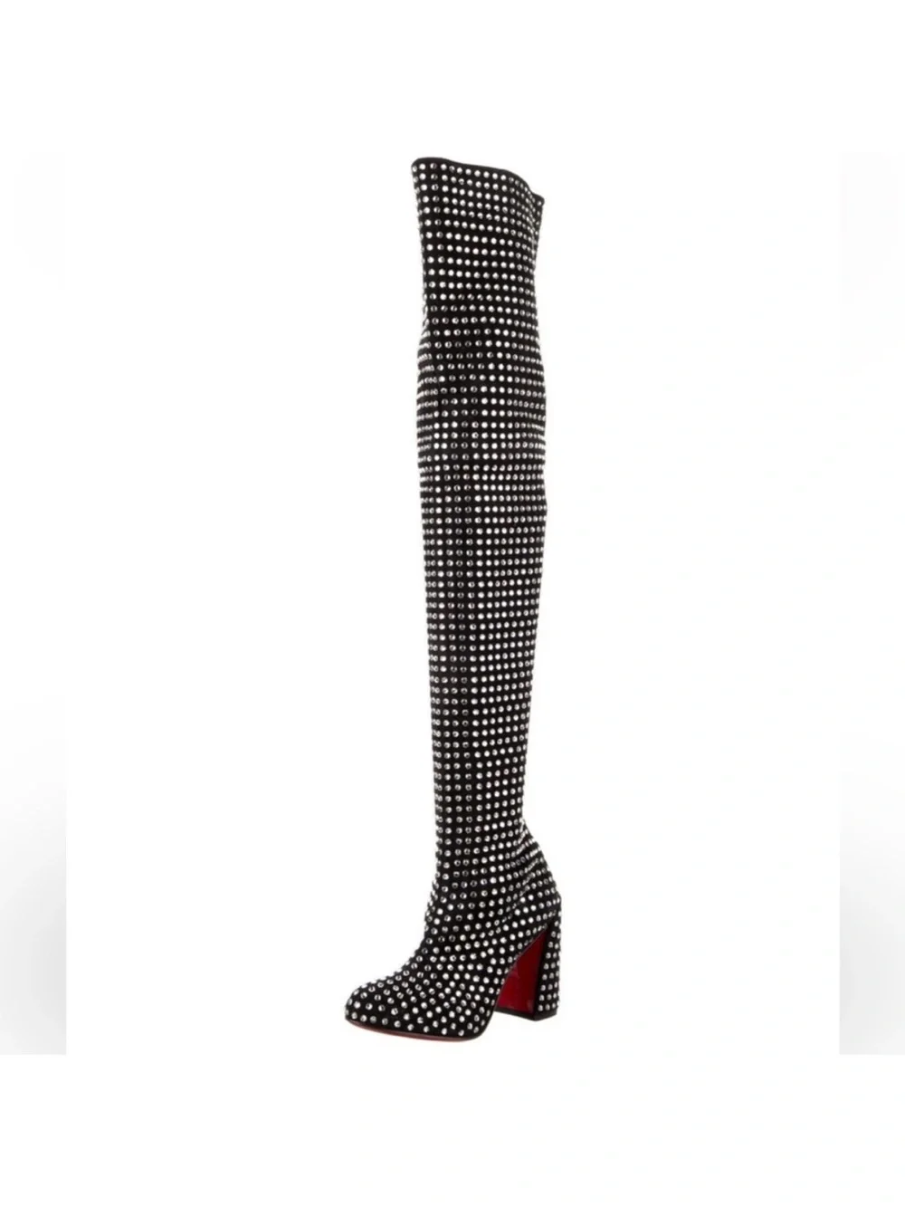 Christian Louboutin Strass Jane botta Crystal accent 9,995